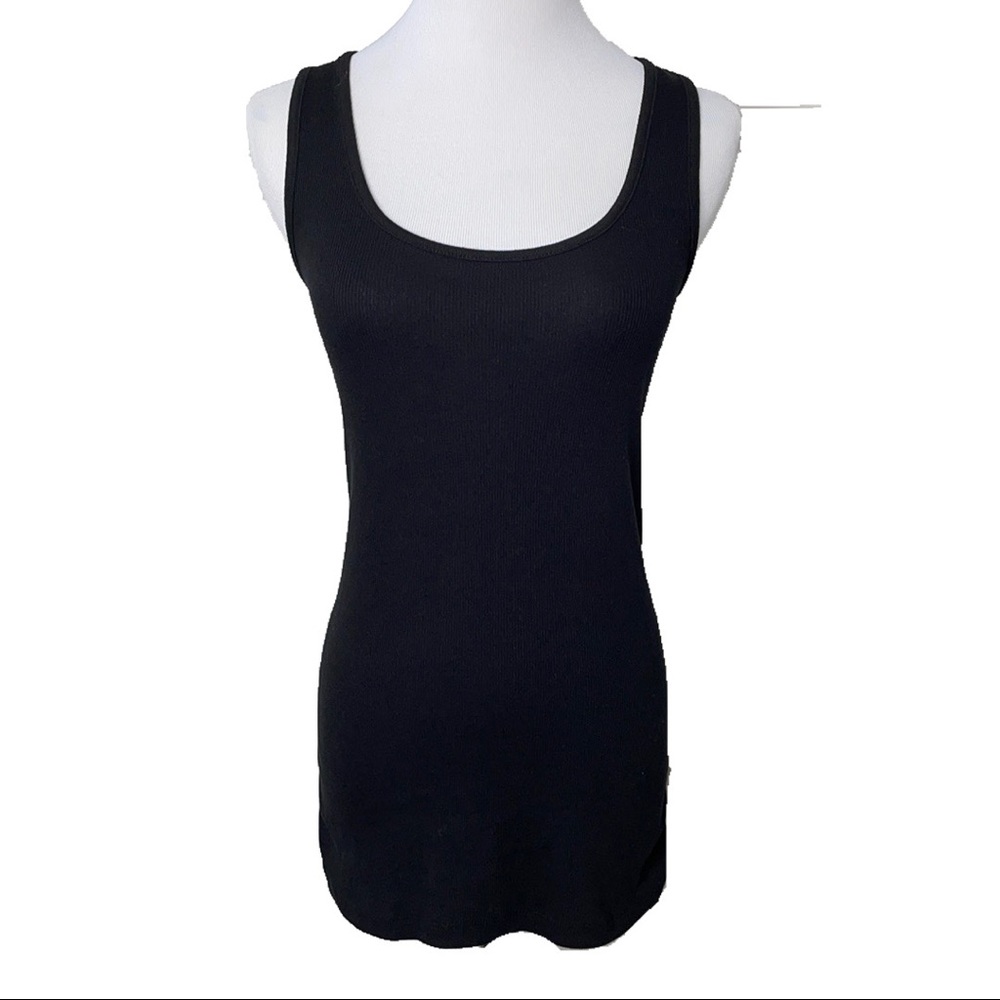 Old Navy Maternity Black Ribbed Tank Top